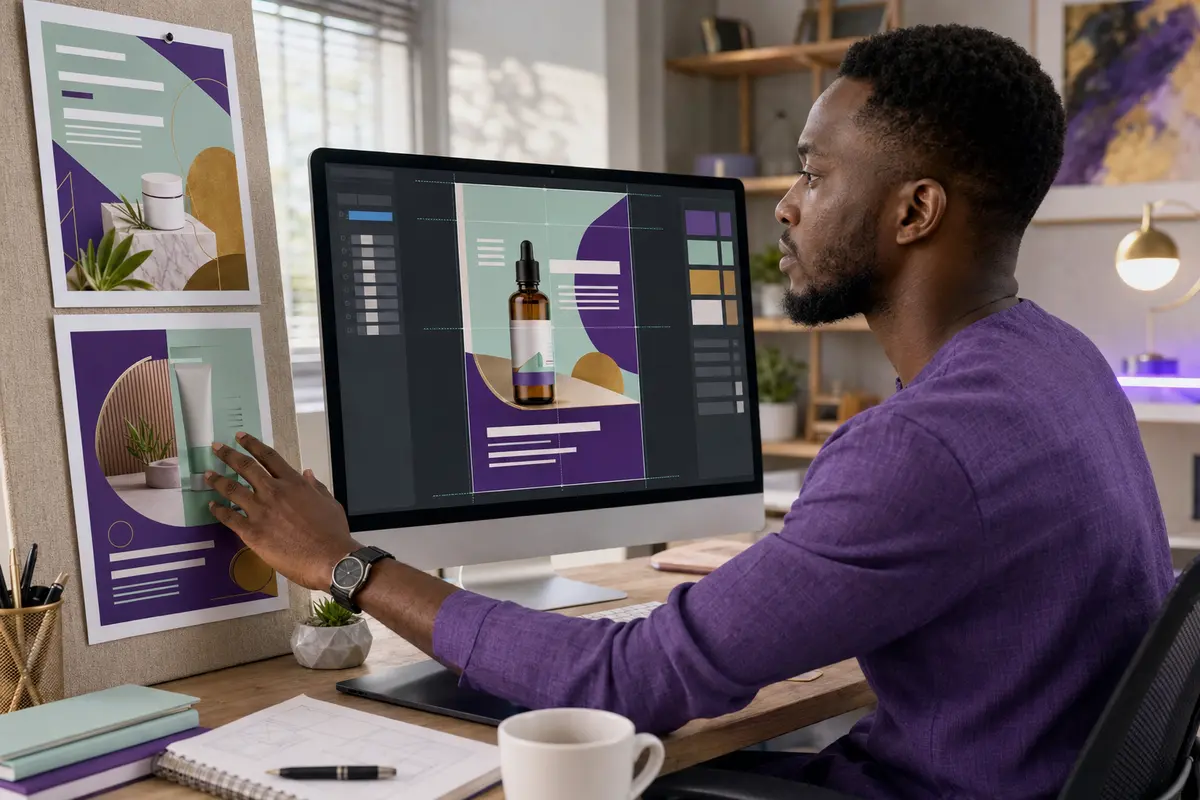 Featured image illustrating digital flyer creation as a practical small-business opportunity